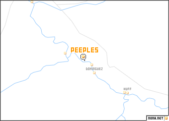 map of Peeples
