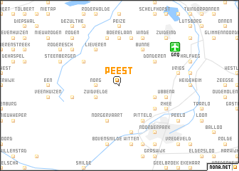 map of Peest