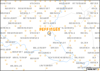 map of Peffingen