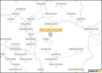 map of Pegadingan