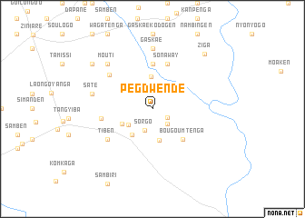 map of Pégdwendé