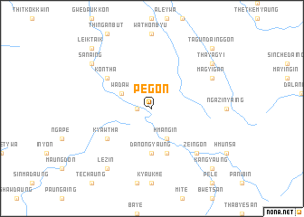 map of Pegon