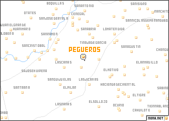 map of Pegueros