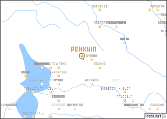 map of Pehkwin