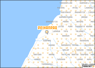 map of Pei-han-pao