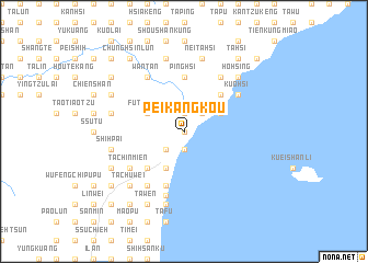 map of Pei-kang-k\