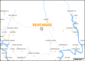 map of Peinchaung