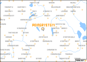 map of Peingayetgyi