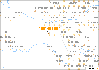 map of Peinhnègon