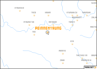 map of Peinnemyaung