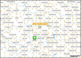 map of Pei-she-wei