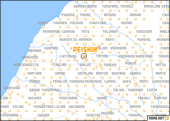 map of Pei-shih