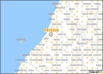 map of Pei-shih