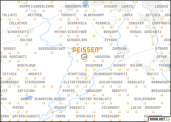 map of Peißen