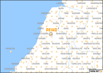 map of Pei-wo