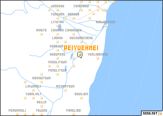 map of Pei-yüeh-mei