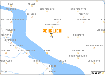 map of Pekalichi