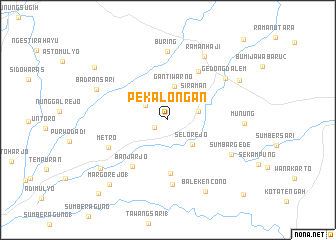 map of Pekalongan