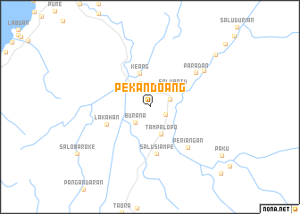map of Pekandoang
