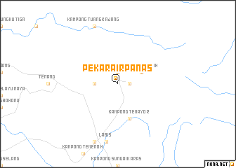 map of Pekar Air Panas