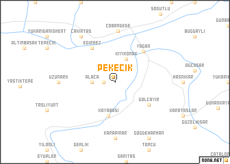 map of Pekecik