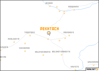 map of Pekhtach