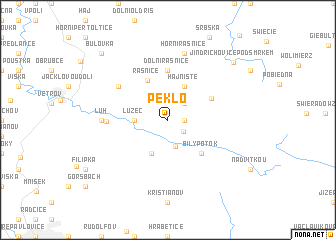 map of Peklo