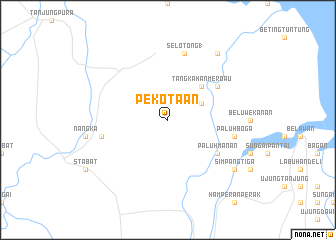 map of Pekotaan