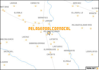 map of Peladero Alcornocal