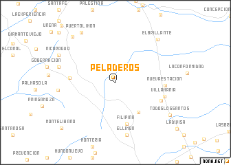 map of Peladeros