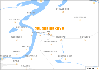 map of Pelageinskoye