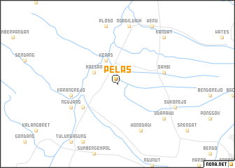 map of Pelas