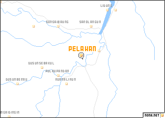 map of Pelawan