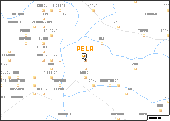 map of Pela