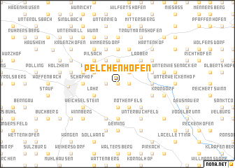 map of Pelchenhofen