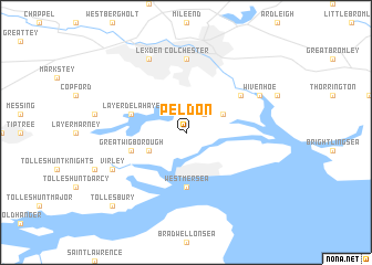 map of Peldon