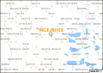 map of Pelejovice