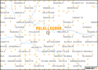 map of Pelellegama