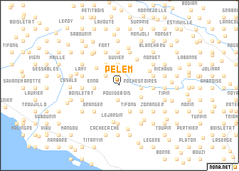 map of Pélem