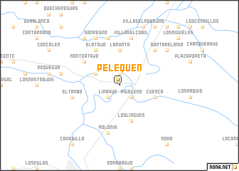 map of Pelequén
