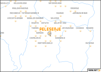 map of Pelesenje