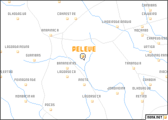map of Pé Leve