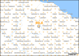 map of Pelé