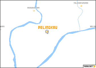 map of Pelingkau