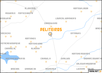 map of Peliteiros