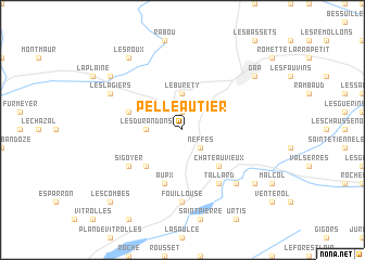 map of Pelleautier