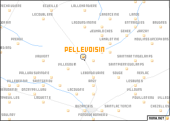 map of Pellevoisin