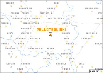 map of Pelloye Guinki