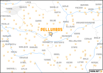 map of Pëllumbas