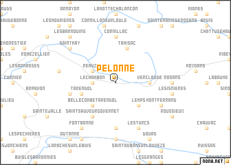 map of Pelonne